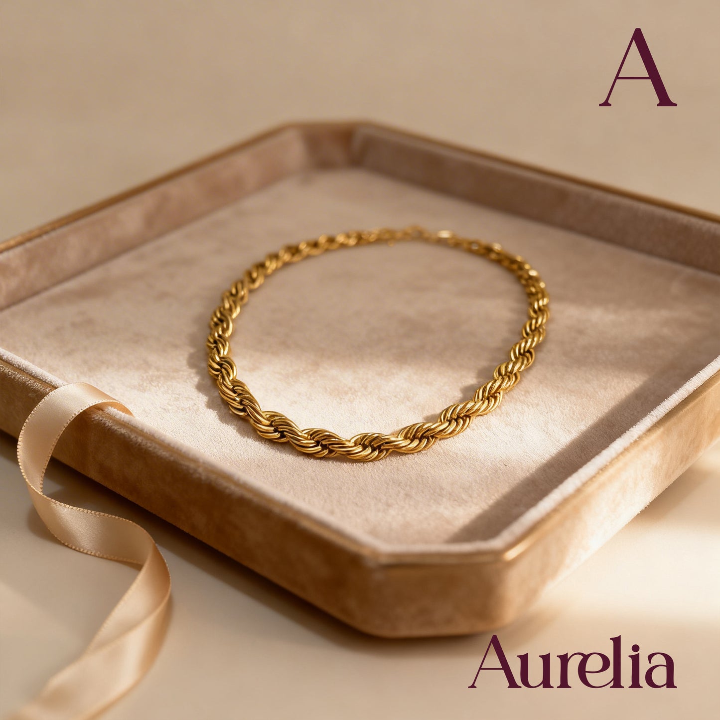 PULSERA TIRA TRENZADO MEDIANO GRUESO