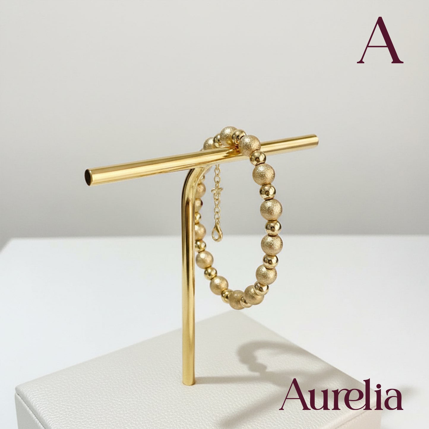 PULSERA CIERRE BOLAS BRILLANTES