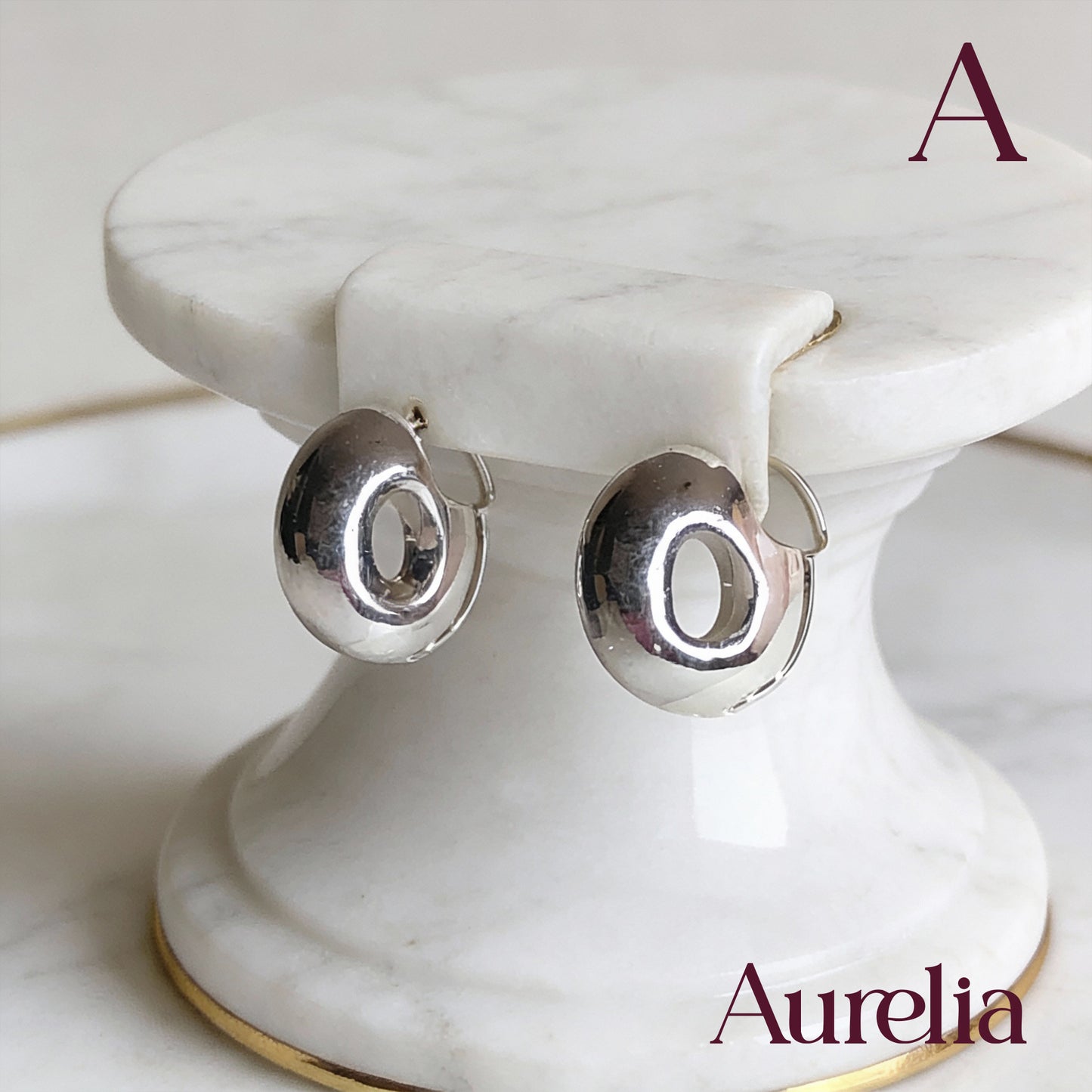 ARETES CANDONGAS BOLA LISA MIDI