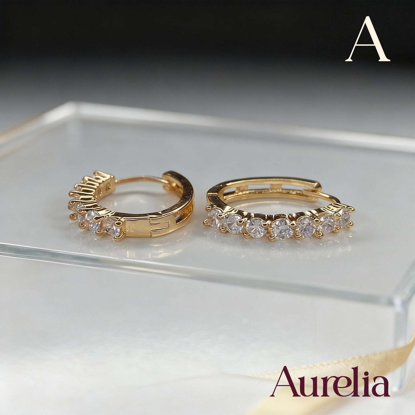 ARETES CANDONGA OVALADA BRILLANTE