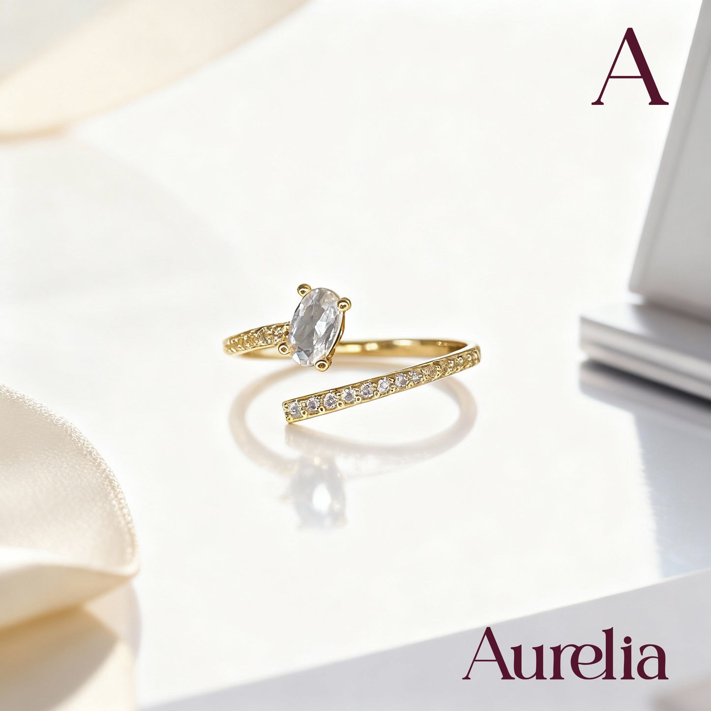 ANILLO DELGADO DIAMANTE ABIERTO