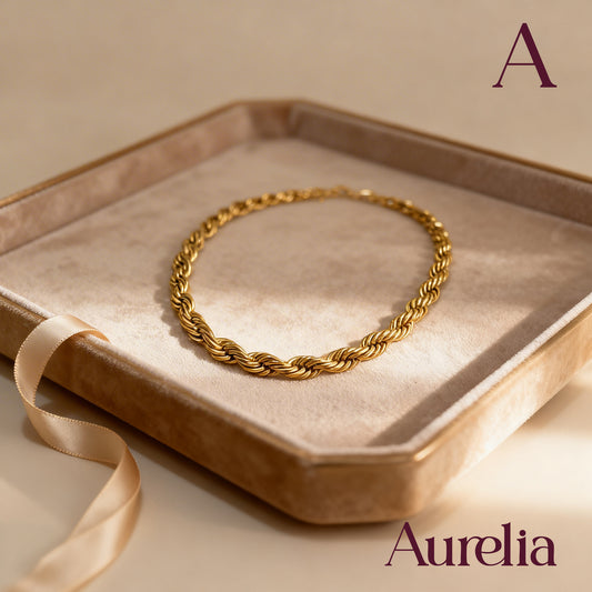 PULSERA TIRA TRENZADO MEDIANO GRUESO