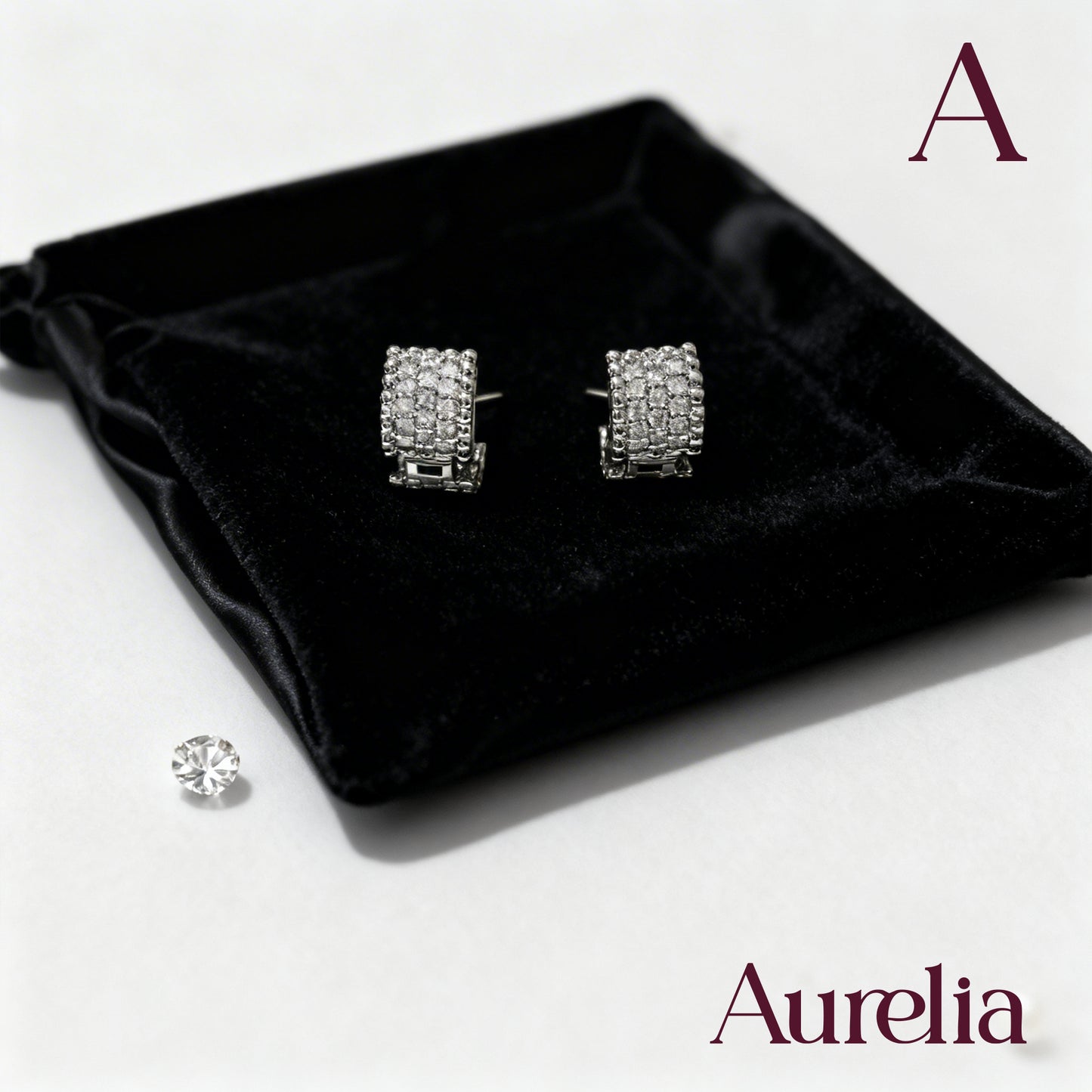 ARETES CANDONGAS PUNTOS BRILLANTES