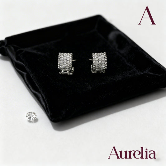 ARETES CANDONGAS PUNTOS BRILLANTES