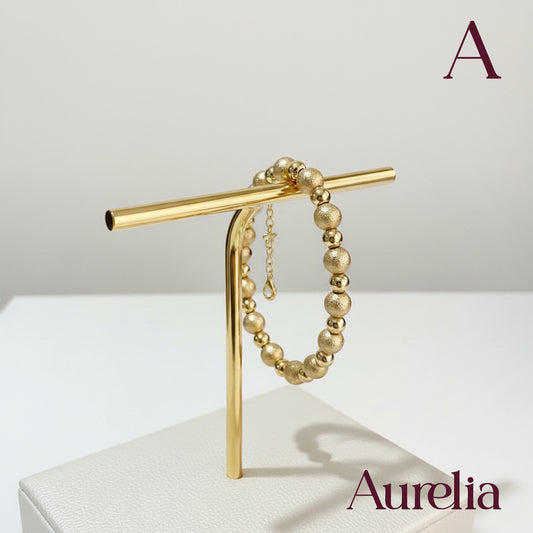 PULSERA CIERRE BOLAS BRILLANTES