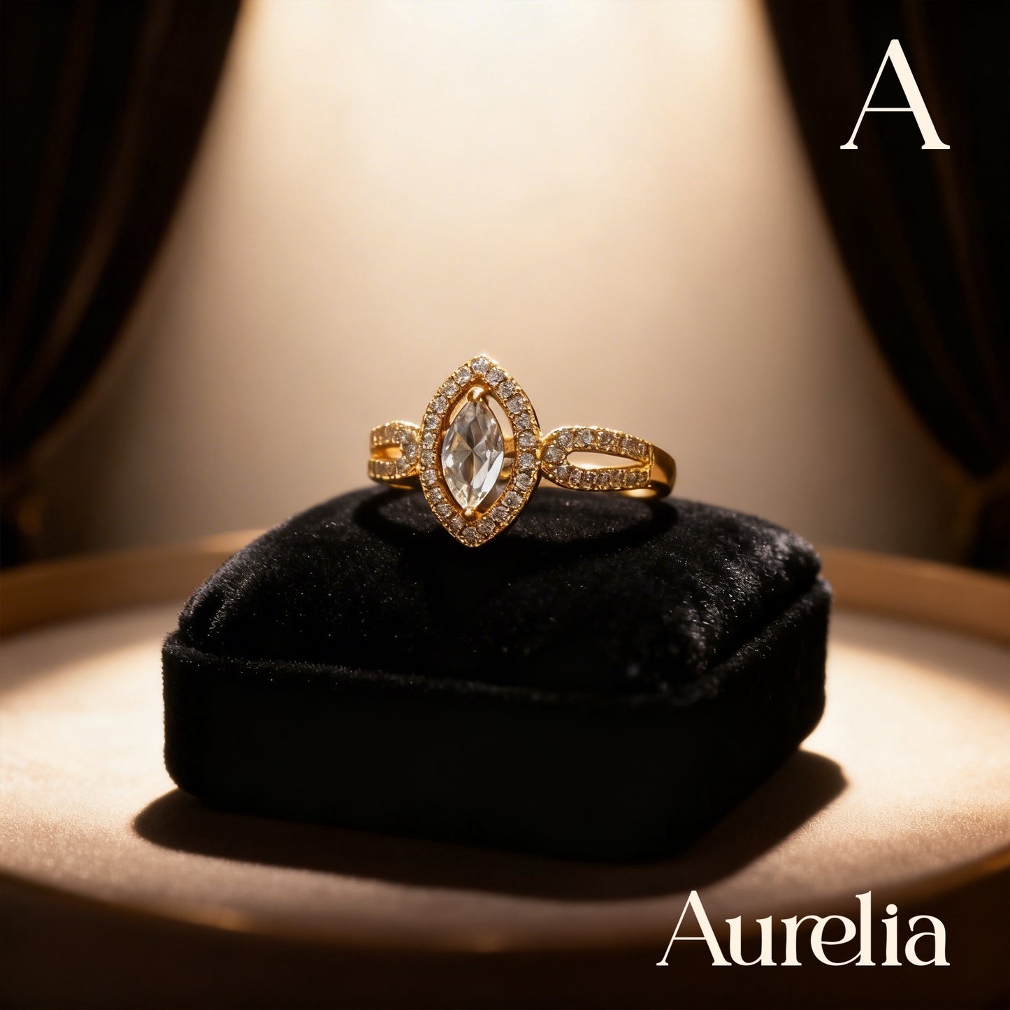 ANILLO GRUESO OVALO BRILLANTE GRANDE