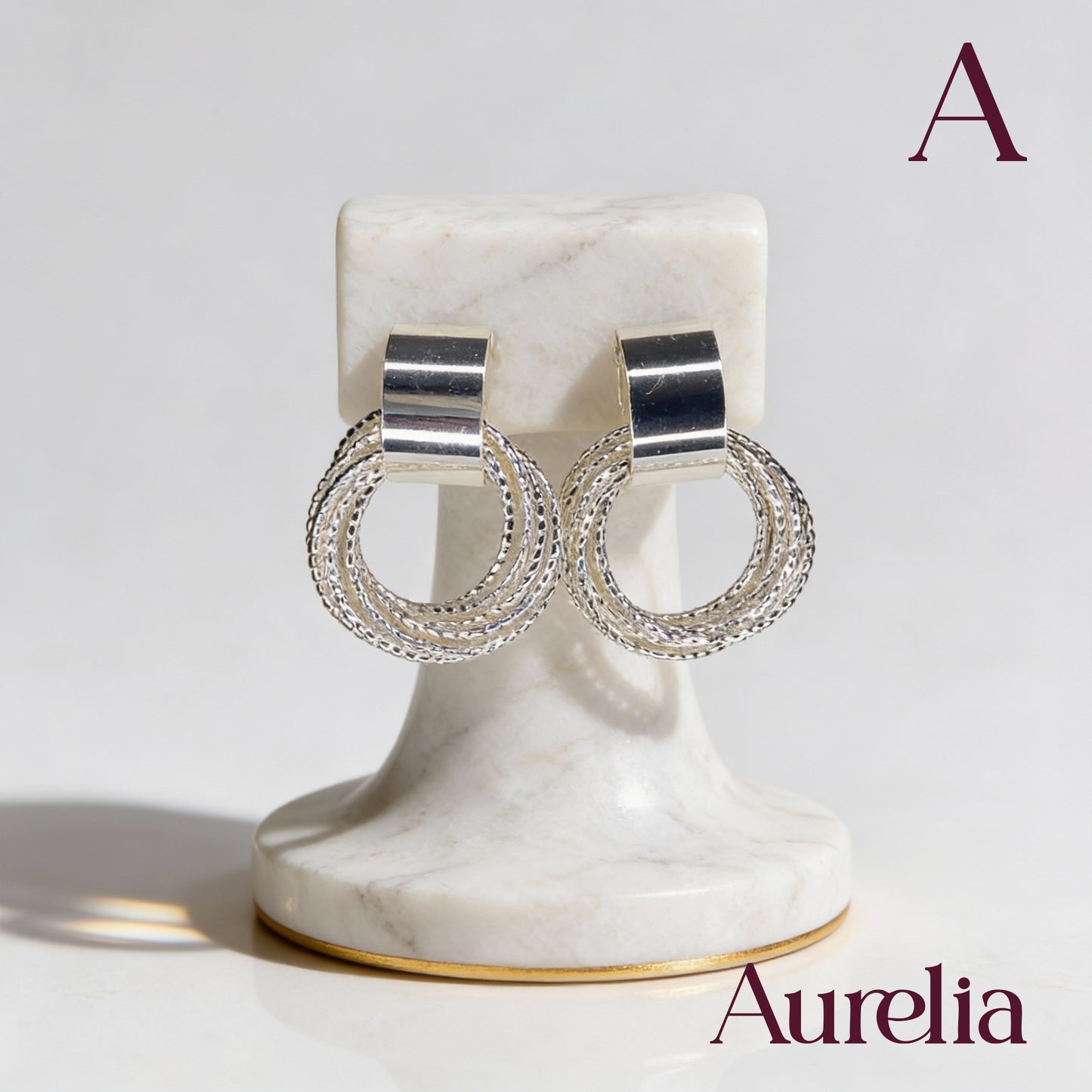 ARETES LAZOS BRILLANTES