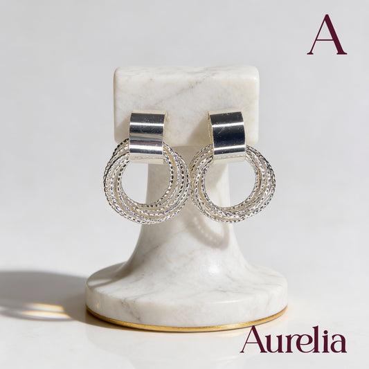 ARETES LAZOS BRILLANTES