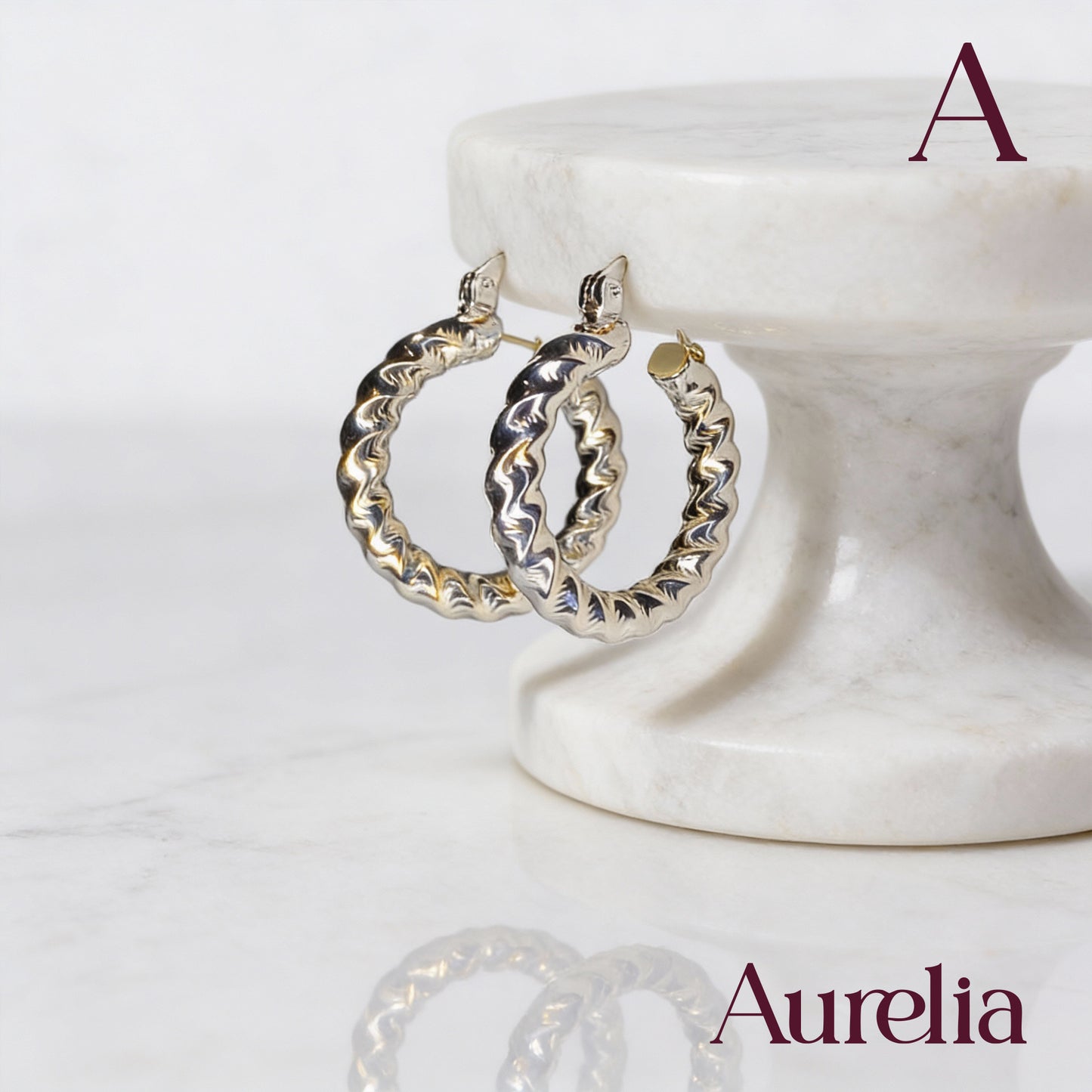 ARETES CANDONGAS TRENZADO GRUESO