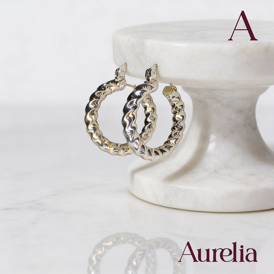 ARETES CANDONGAS TRENZADO GRUESO