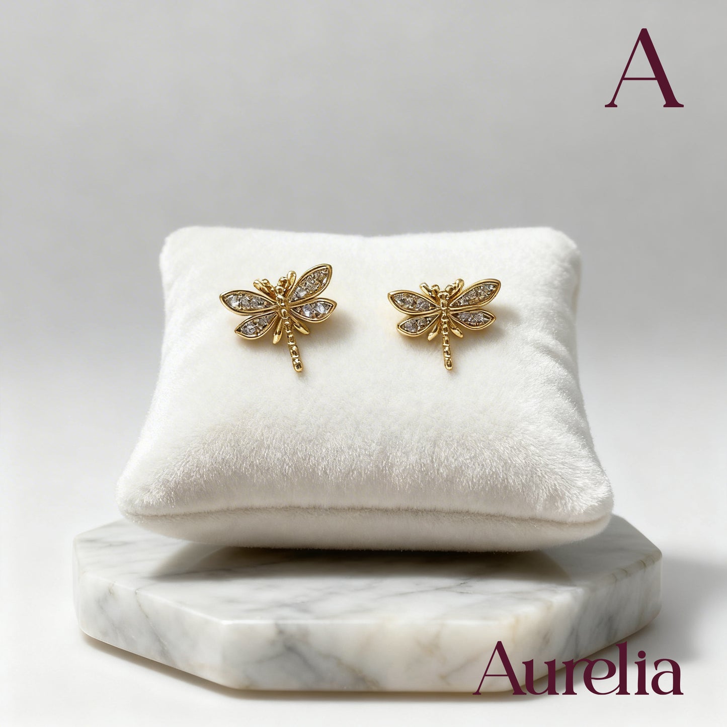 ARETES TOPOS MINI LIBELULA