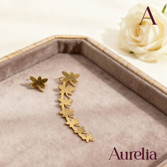 ARETE LARGO CON TOPO MARIPOSA