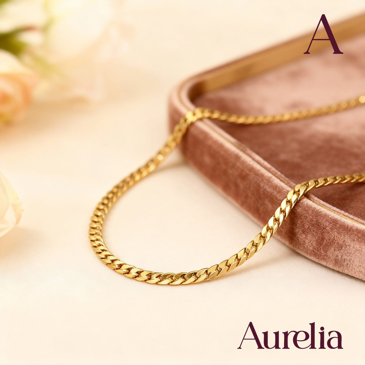 COLLAR CADENA LARGA ENTRELAZOS