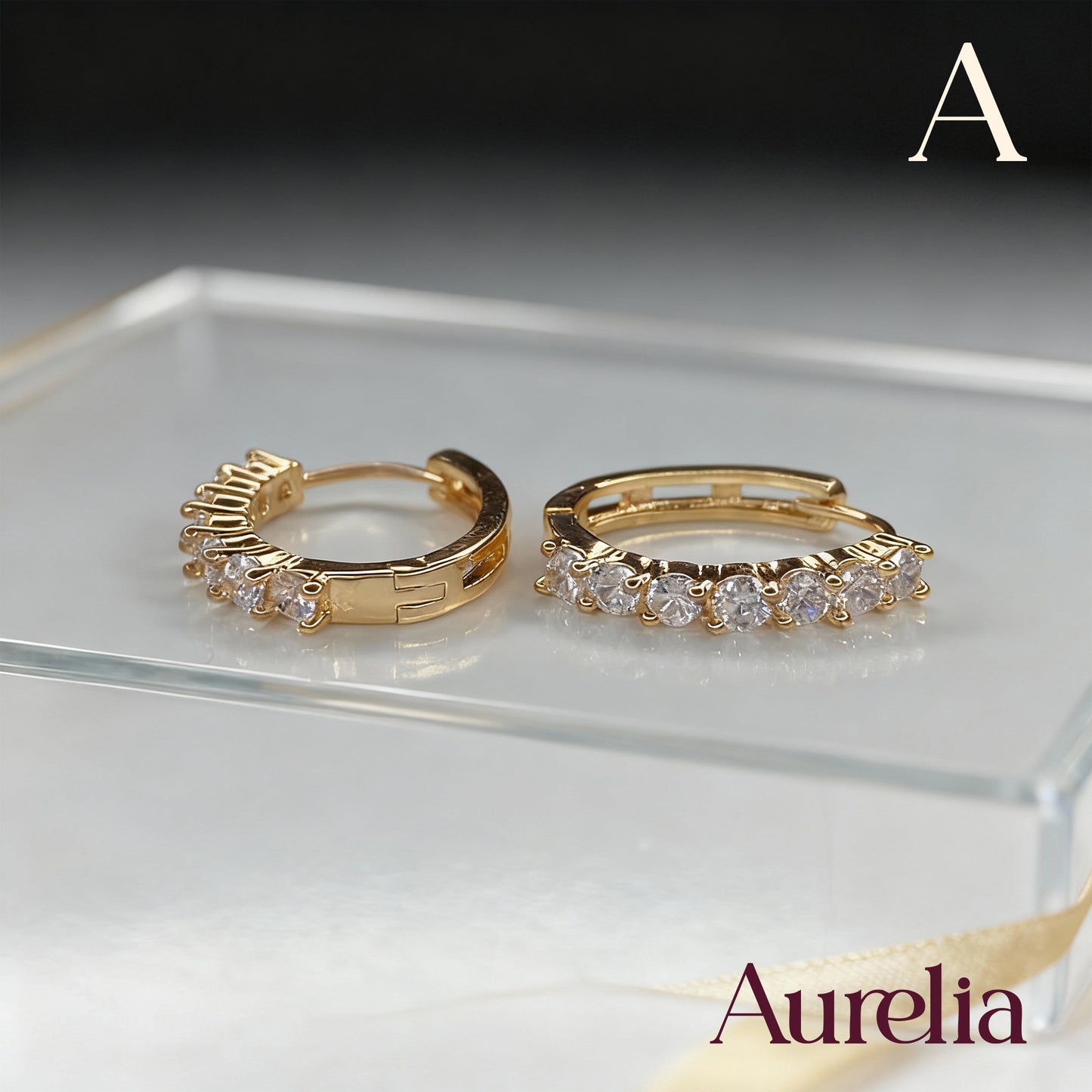 ARETES CANDONGA OVALADA BRILLANTE