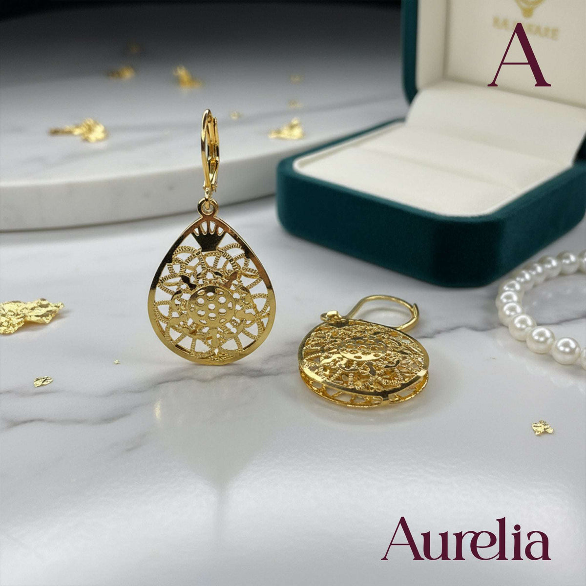 ARETES GOTA ASIMETRICA