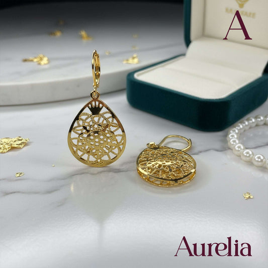 ARETES GOTA ASIMETRICA