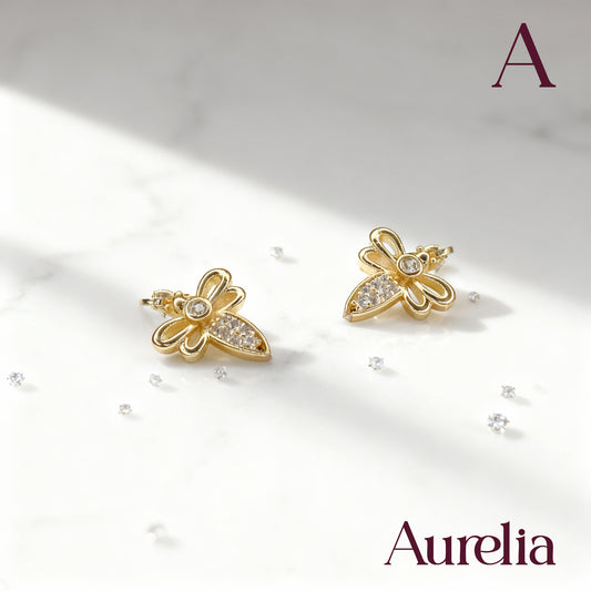 ARETES LARGOS LIBÉLULA