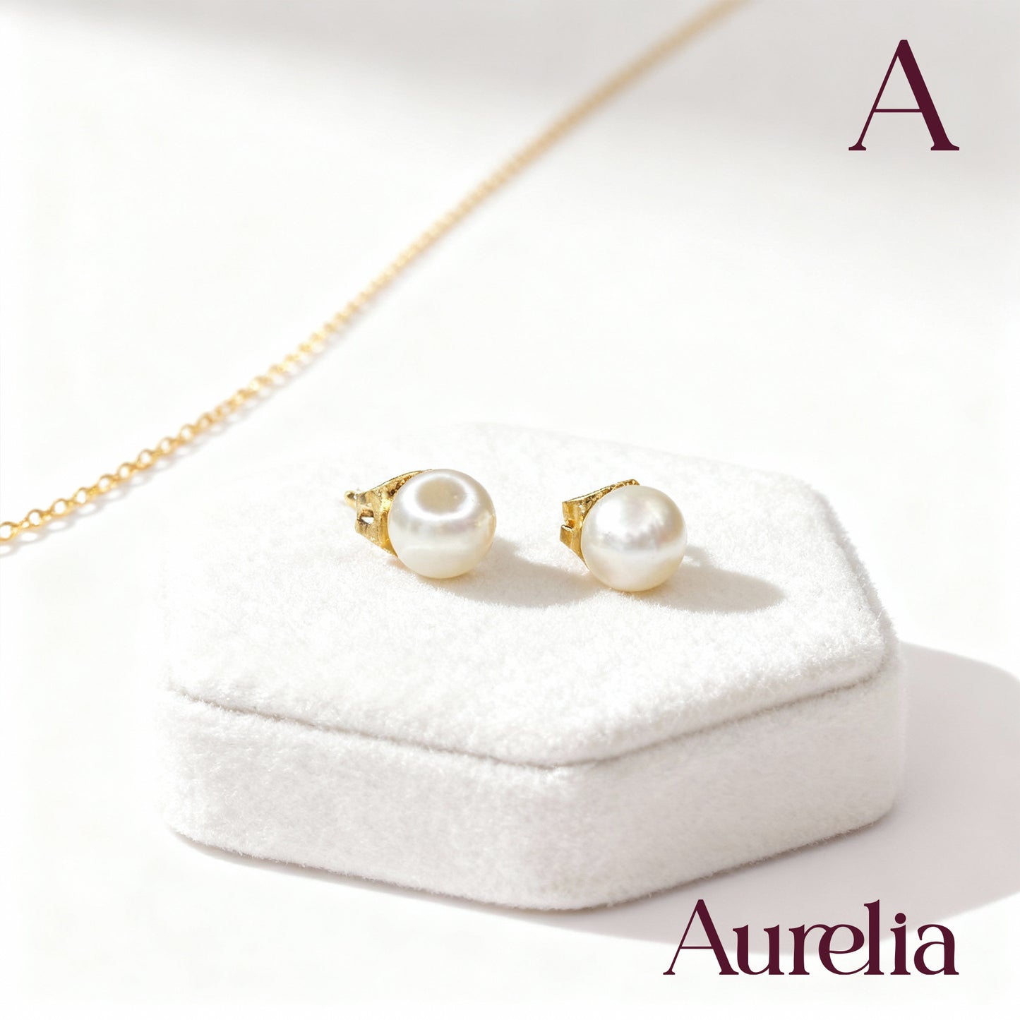 ARETES TOPOS PERLA