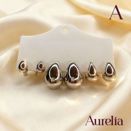 ARETES TRIO GOTA