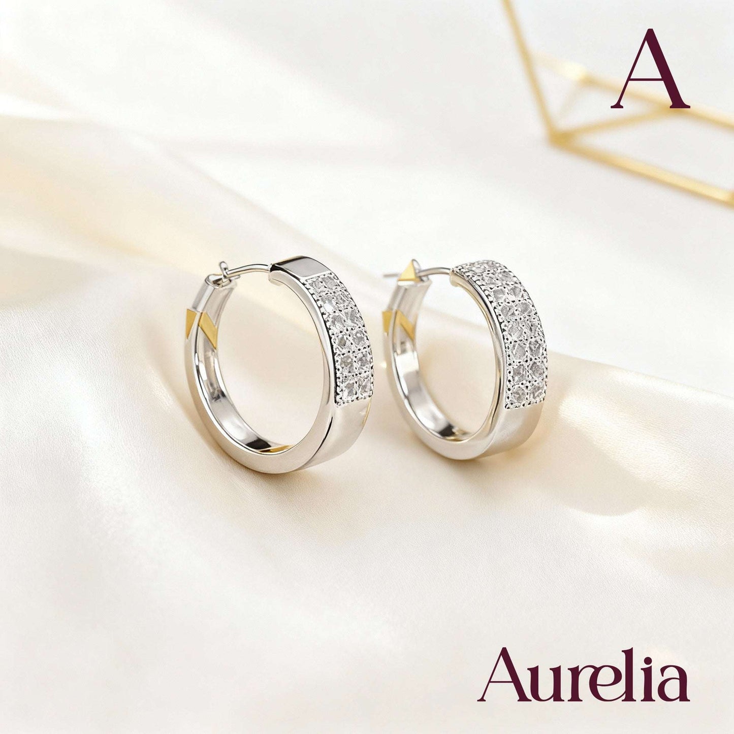 ARETES CANDONGA BRILLANTE BLANCO