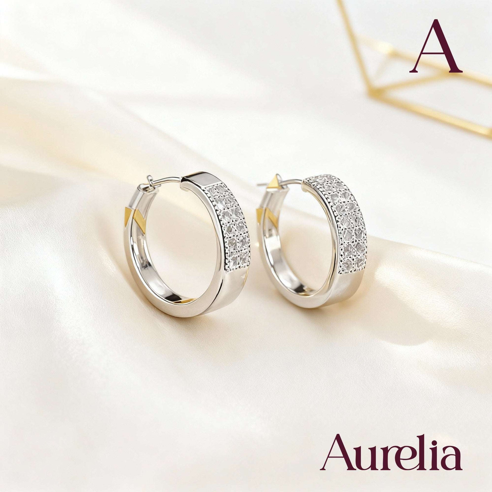 ARETES CANDONGA BRILLANTE BLANCO