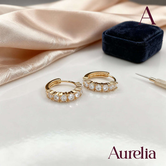 ARETES CANDONGA BRILLANTE BLANCO