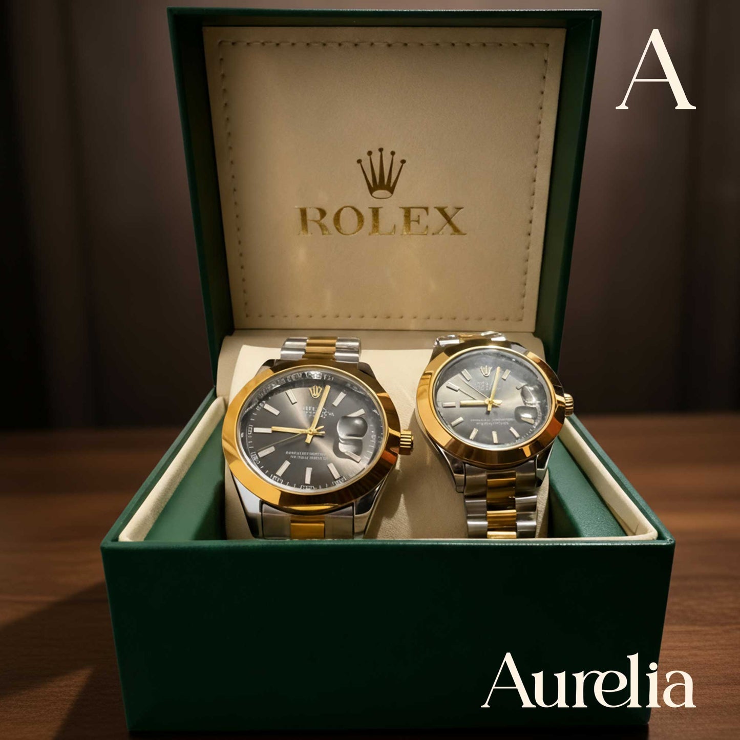SET PAREJA ROLEX