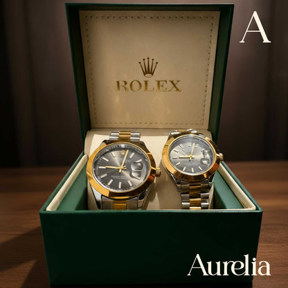 SET PAREJA ROLEX