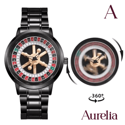 RELOJ RULETA GIRATORIO