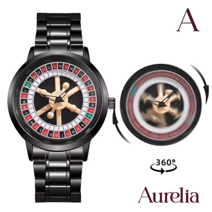 RELOJ RULETA GIRATORIO