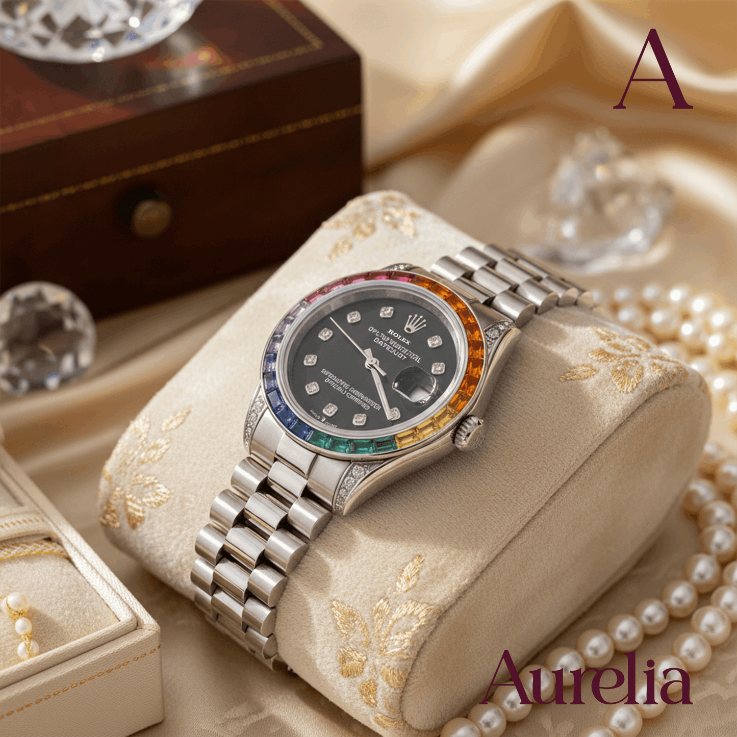 ROLEX BRILLANTES COLORES