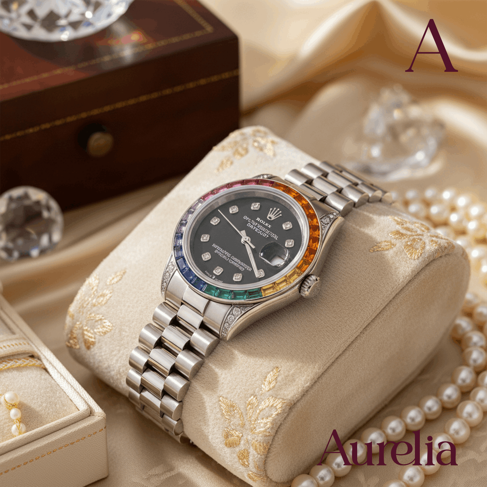 ROLEX BRILLANTES COLORES