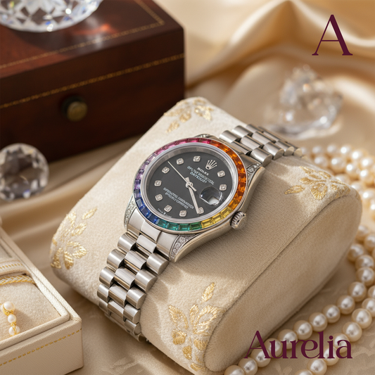 ROLEX BRILLANTES COLORES